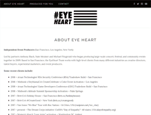 Tablet Screenshot of eyeheart.com